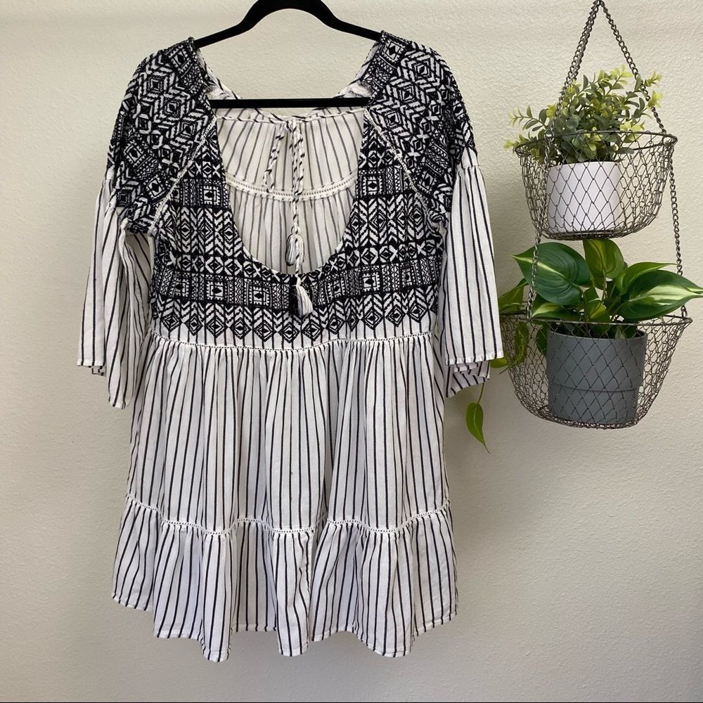 Free People Lola Embroidered Mini Dress - Picture 4 of 5